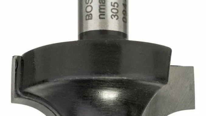 Bosch - Standard Seri Ahşap İçin Çift Oluklu, Sert Metal Bilya Yataklı Yuvarlama Frezesi 8*8*53 mm