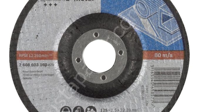 Bosch - 125*2,5 mm Standard Seri Bombeli Metal Kesme Diski (Taş) Bosch - 125*2,5 mm Standard Seri Bombeli Metal Kesme Diski (Taş)