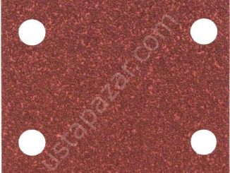 Bosch - Titreşimli Zımpara Kağıdı 10'lu, 93 x 185 mm 60 Kum 8 Delik