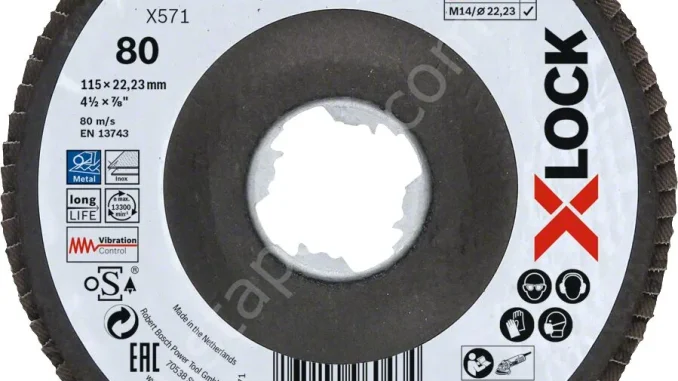 Bosch - X-LOCK - 115 mm 80 Kum Best Serisi Metal Flap Disk 2608619199 Bosch - X-LOCK - 115 mm 80 Kum Best Serisi Metal Flap Disk 2608619199