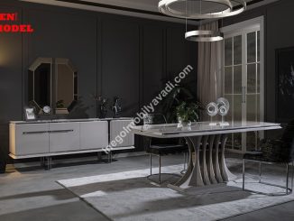 İnegöl Bergama Pudra Yemek Odası Takımı