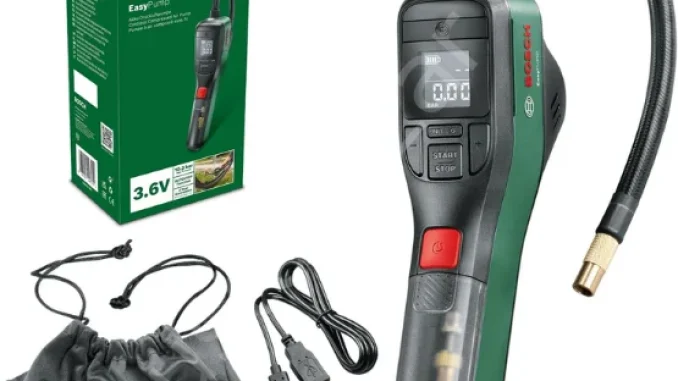 Bosch EasyPump Akülü Basınçlı Hava Pompası 0603947000